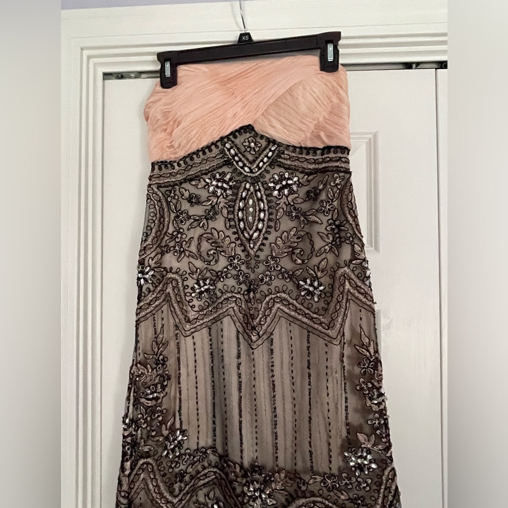 Strapless Sue Wong Cocktail Dress